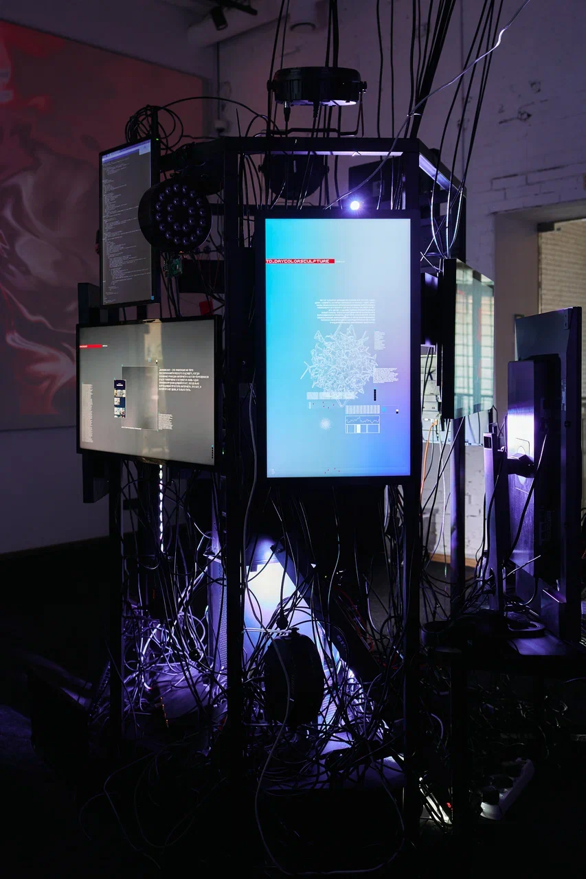 Process Synthesis: 0007 dv prudnikov — exhibition, generativeart, digitalart, jamming-bot